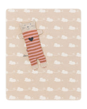 Lade das Bild in den Galerie-Viewer, Set Decke in Puppe "Katze" von David Fussenegger