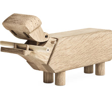 Lade das Bild in den Galerie-Viewer, Kay Bojesen Flusspferd Eiche