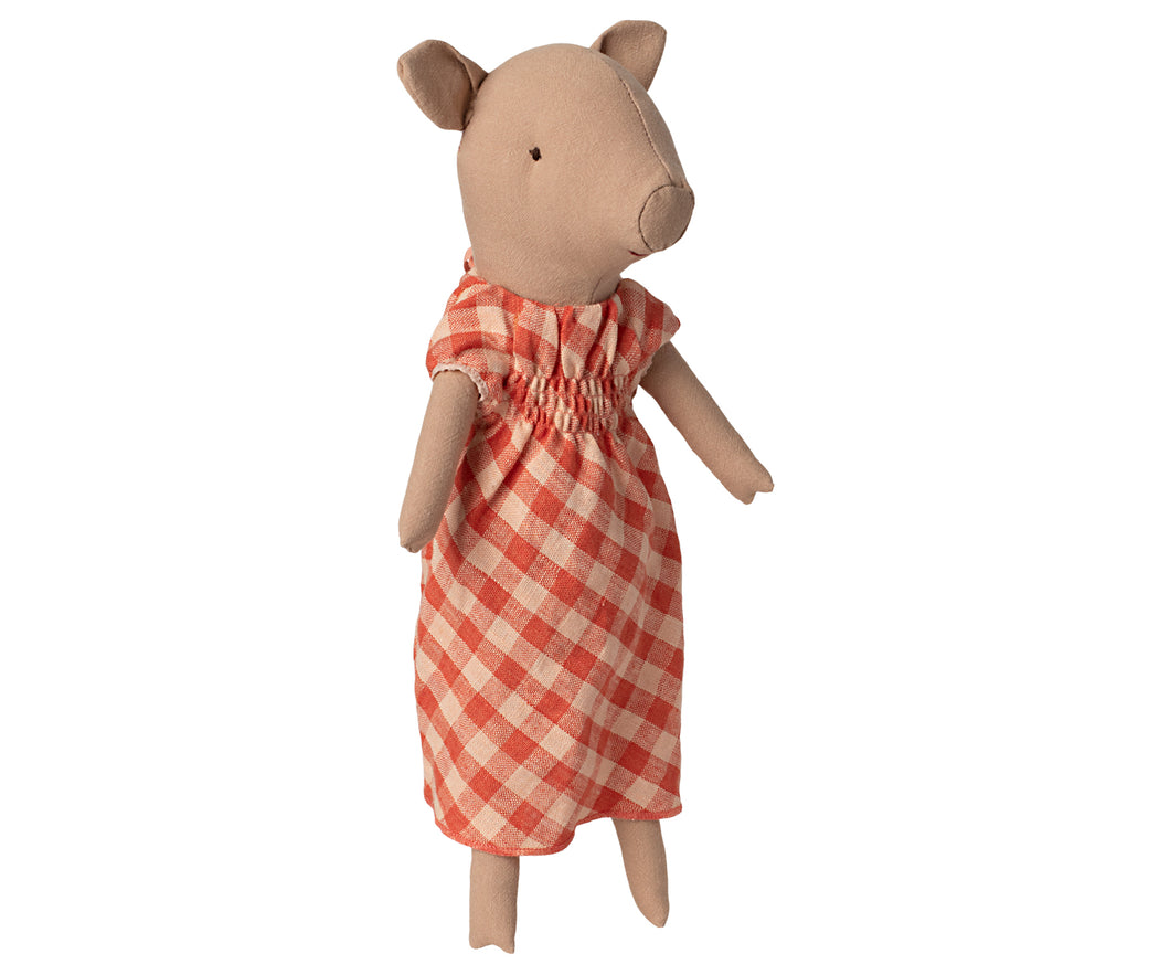 Schwein mit Kleid