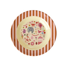 Lade das Bild in den Galerie-Viewer, Kinderschüssel mit &quot;Fun Fair Print&quot; in Pink von RICE
