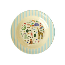 Lade das Bild in den Galerie-Viewer, Kinderschüssel mit &quot;Fun Fair Print&quot; in Mint von RICE
