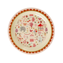 Lade das Bild in den Galerie-Viewer, Kinderteller &quot;FUN FAIR PRINT&quot; in Pink von RICE
