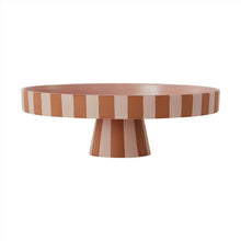 Lade das Bild in den Galerie-Viewer, Toppu Tablett Large in Caramel/Rosa gestreift von OYOY Living Design
