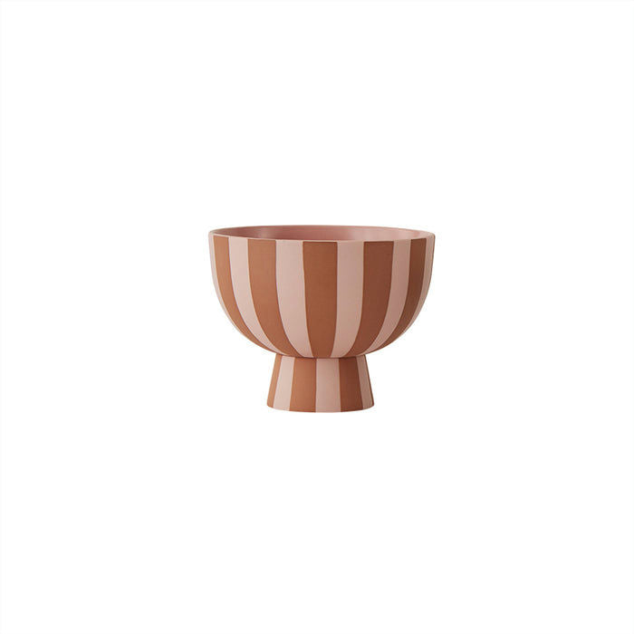 Toppu Mini Bowl in Caramel/Rosa gestreift von OYOY Living Design