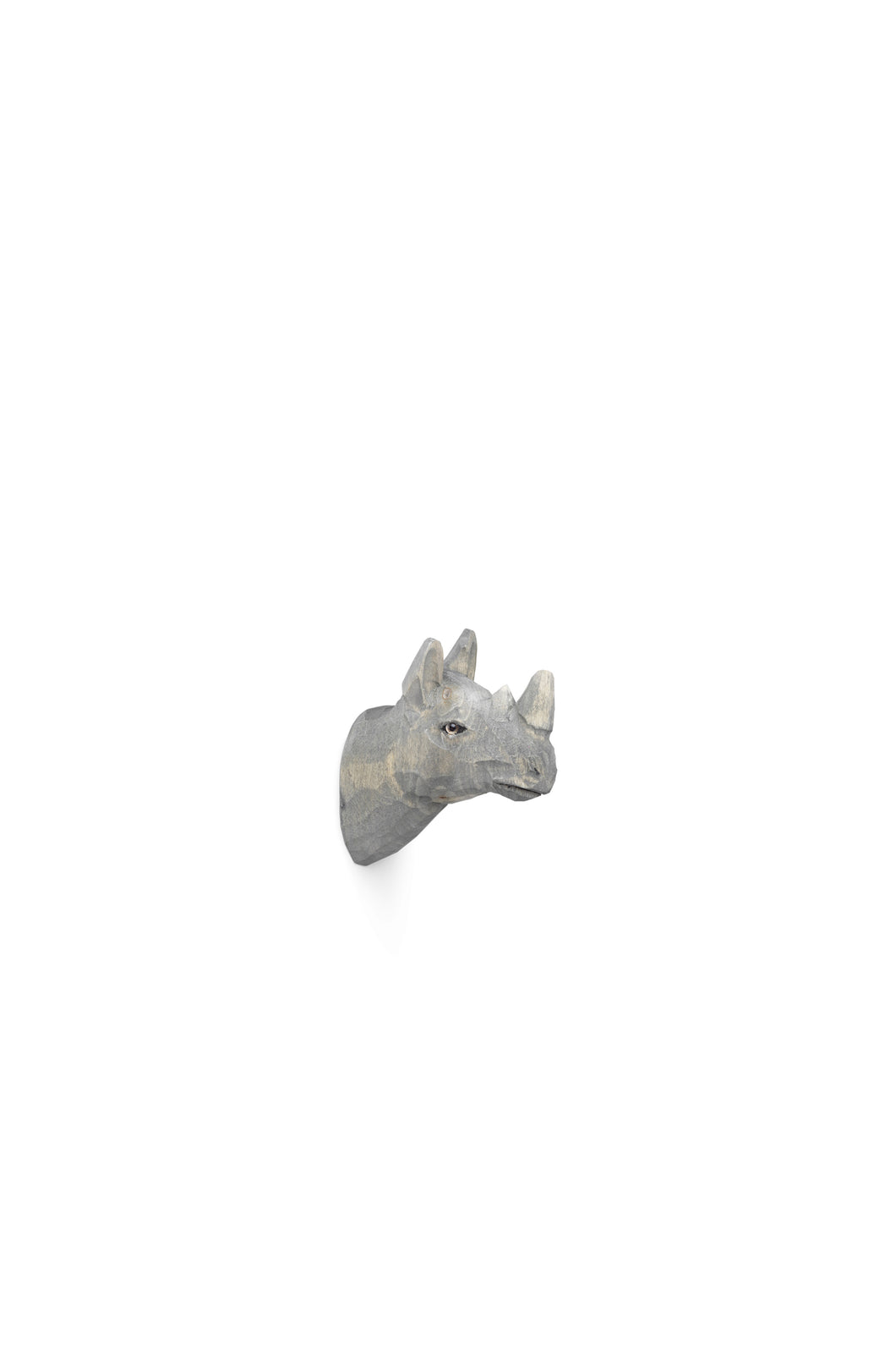 Animal Hand-Carved Hook Rhino