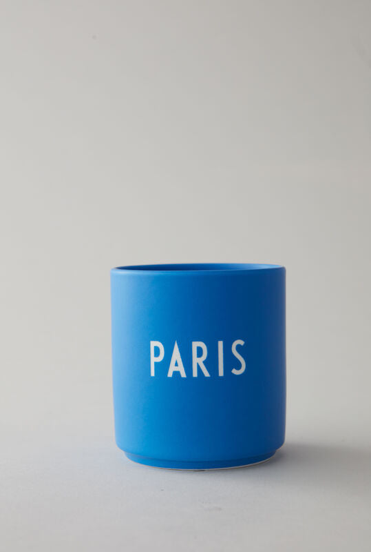 Design Letters Becher PARIS Kobaltblau